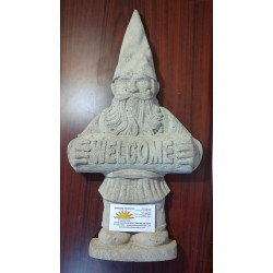 Concrete Welcome Gnome