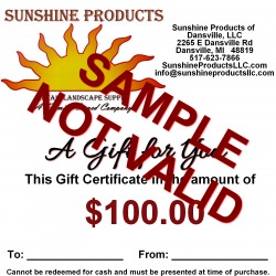 Gift Certificate - $100.00